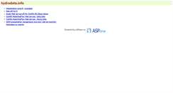 Desktop Screenshot of hydrodata.info